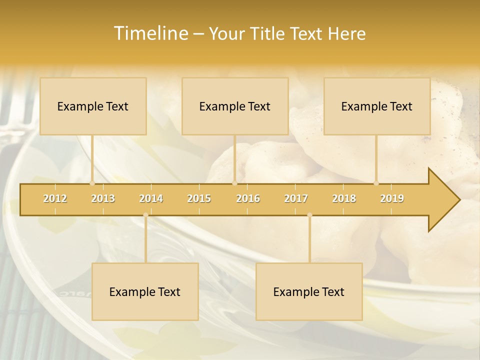 Appetizing Russian Manti PowerPoint Template
