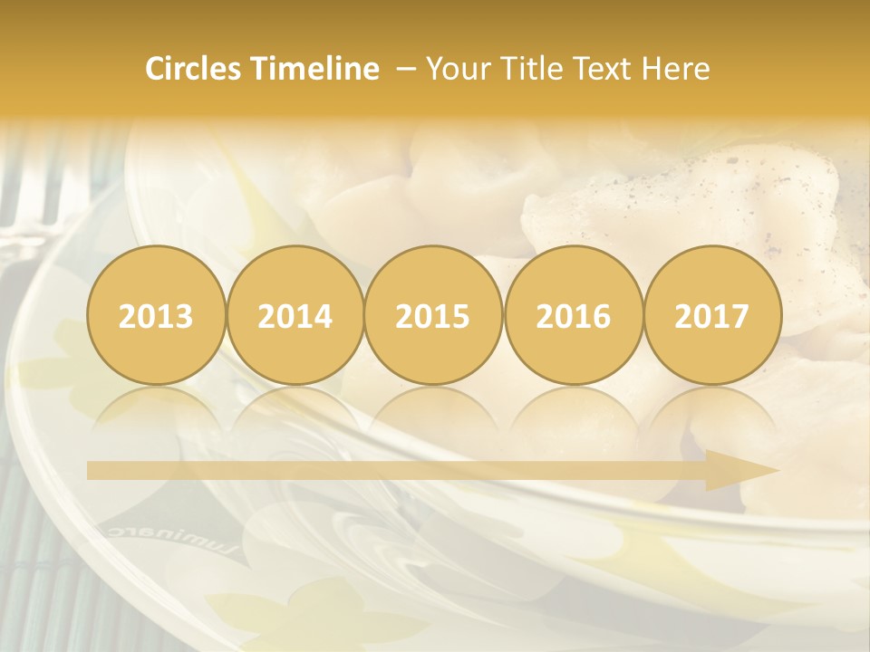 Appetizing Russian Manti PowerPoint Template