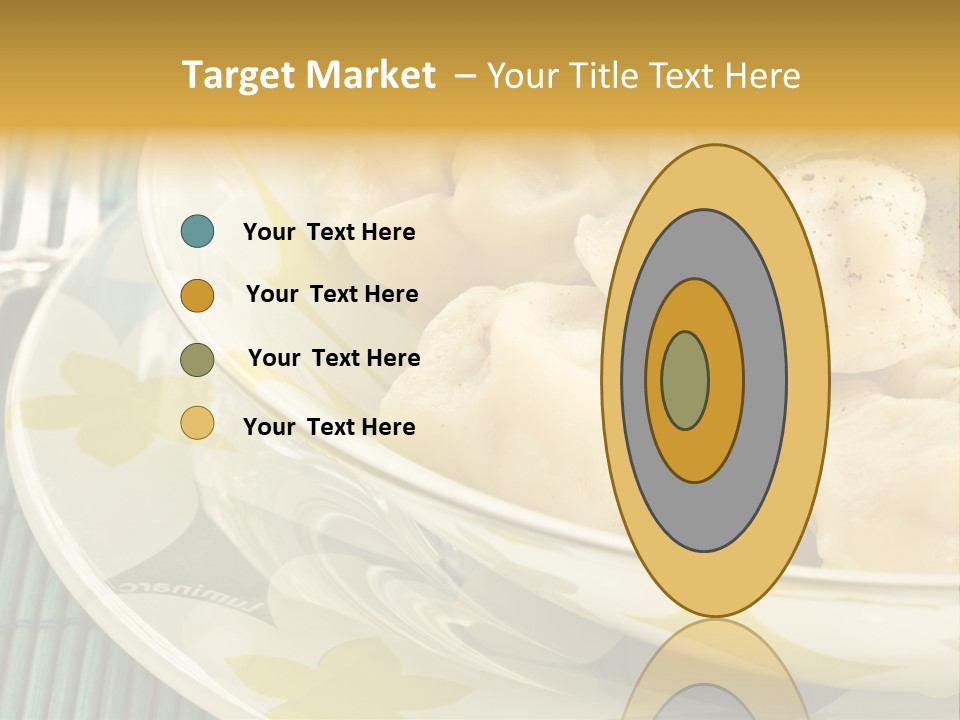 Appetizing Russian Manti PowerPoint Template