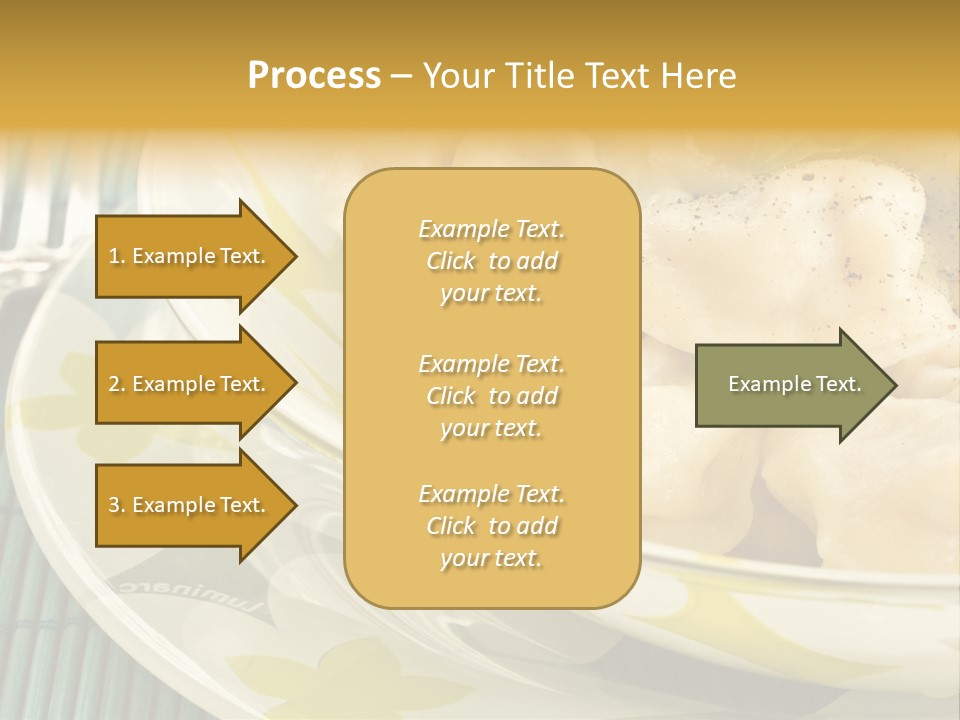 Appetizing Russian Manti PowerPoint Template