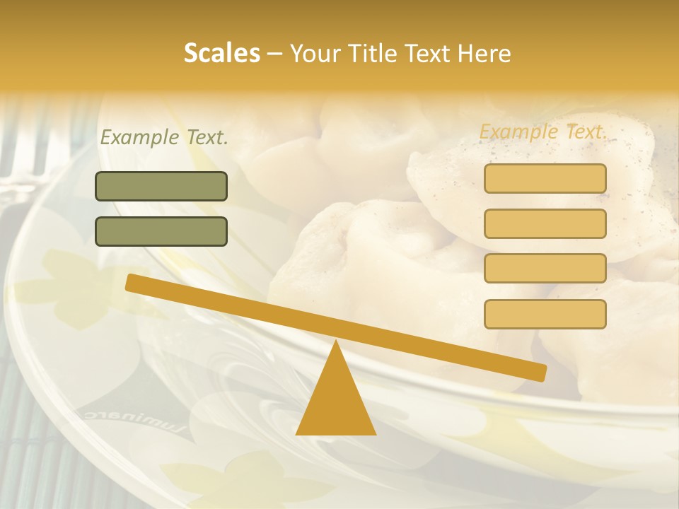 Appetizing Russian Manti PowerPoint Template