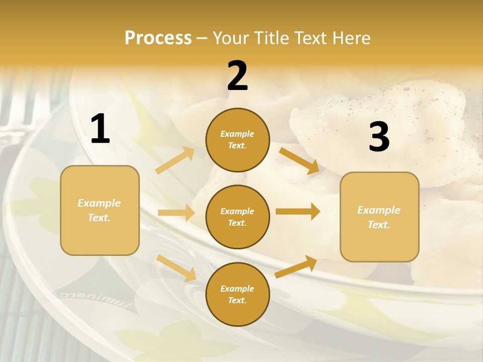 Appetizing Russian Manti PowerPoint Template
