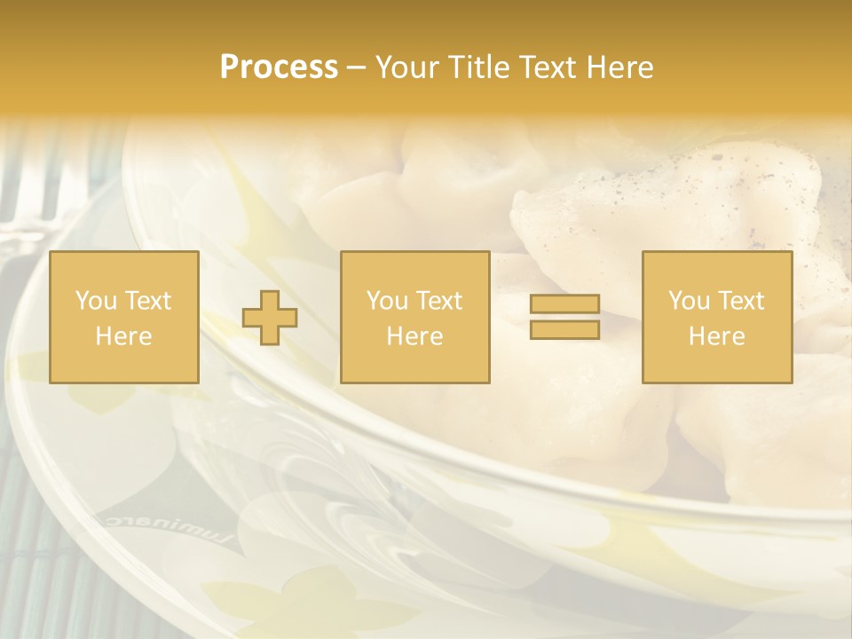 Appetizing Russian Manti PowerPoint Template