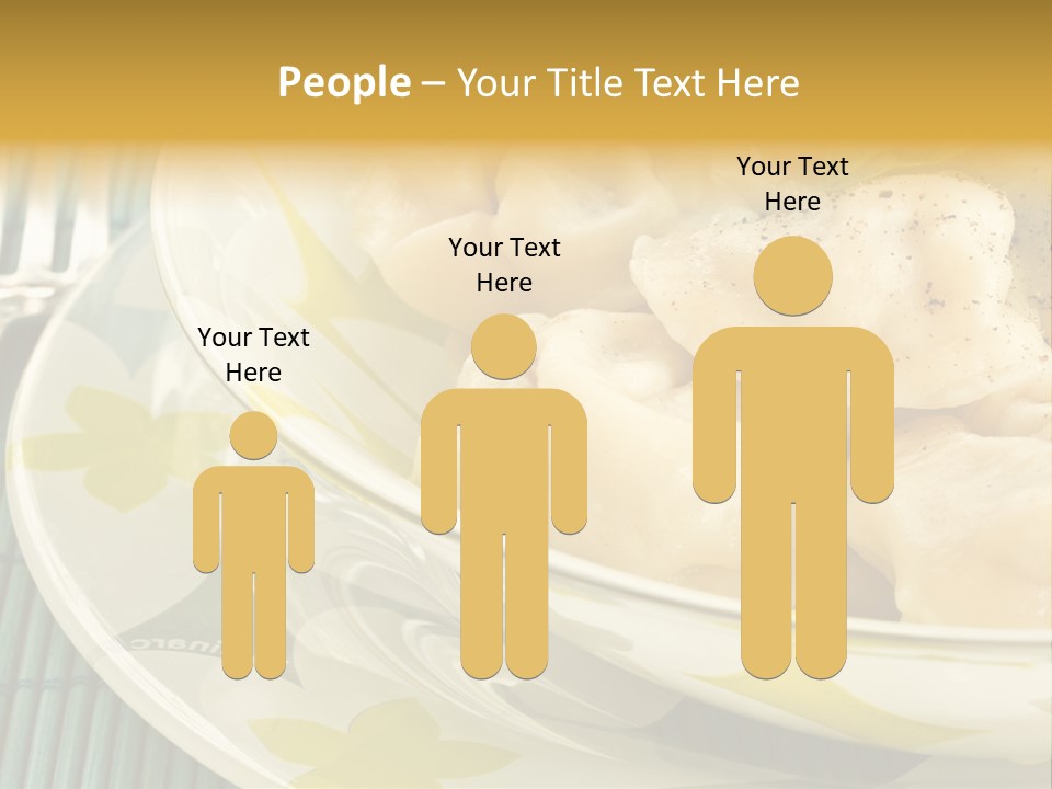 Appetizing Russian Manti PowerPoint Template