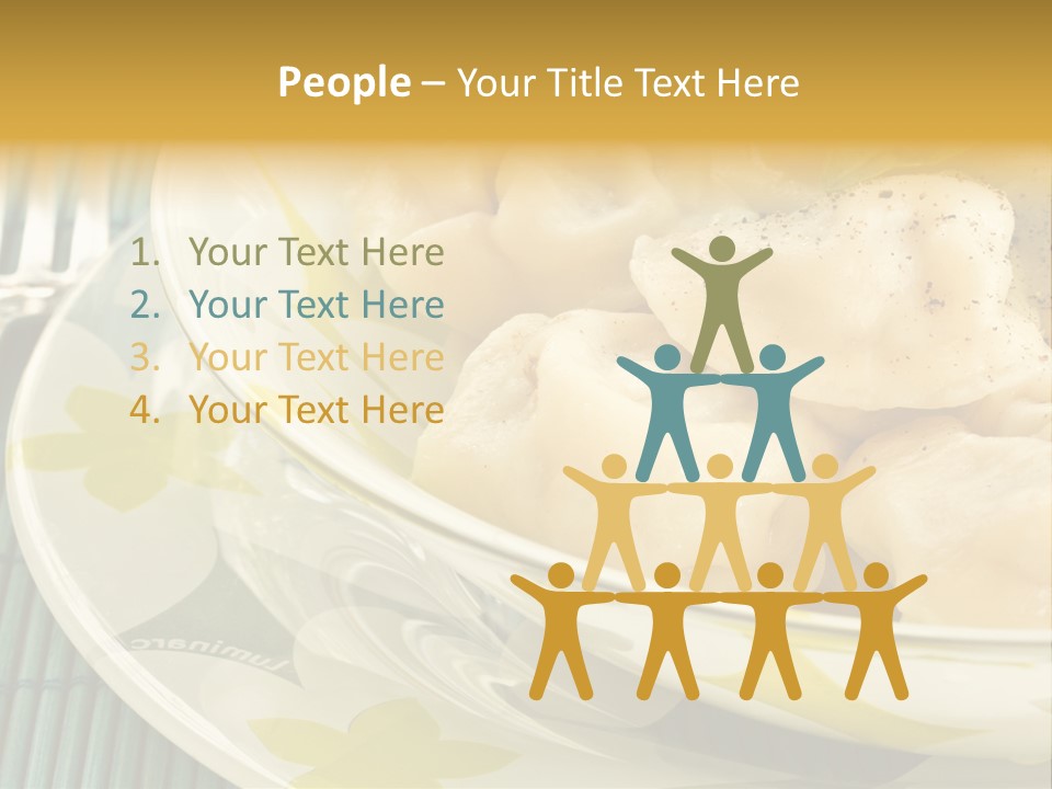 Appetizing Russian Manti PowerPoint Template