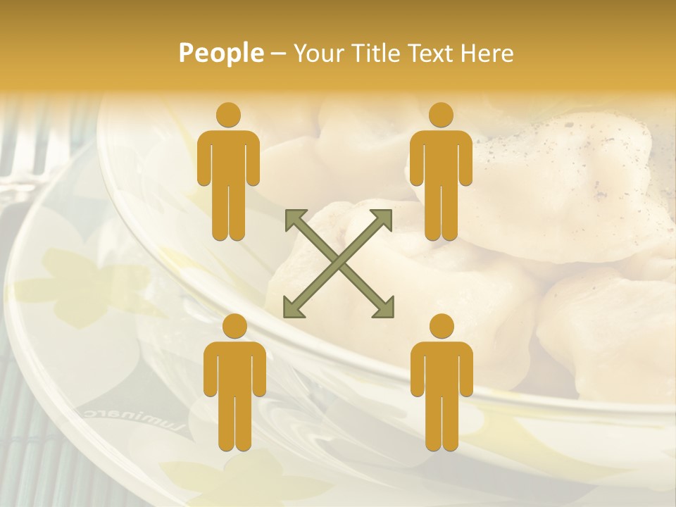 Appetizing Russian Manti PowerPoint Template
