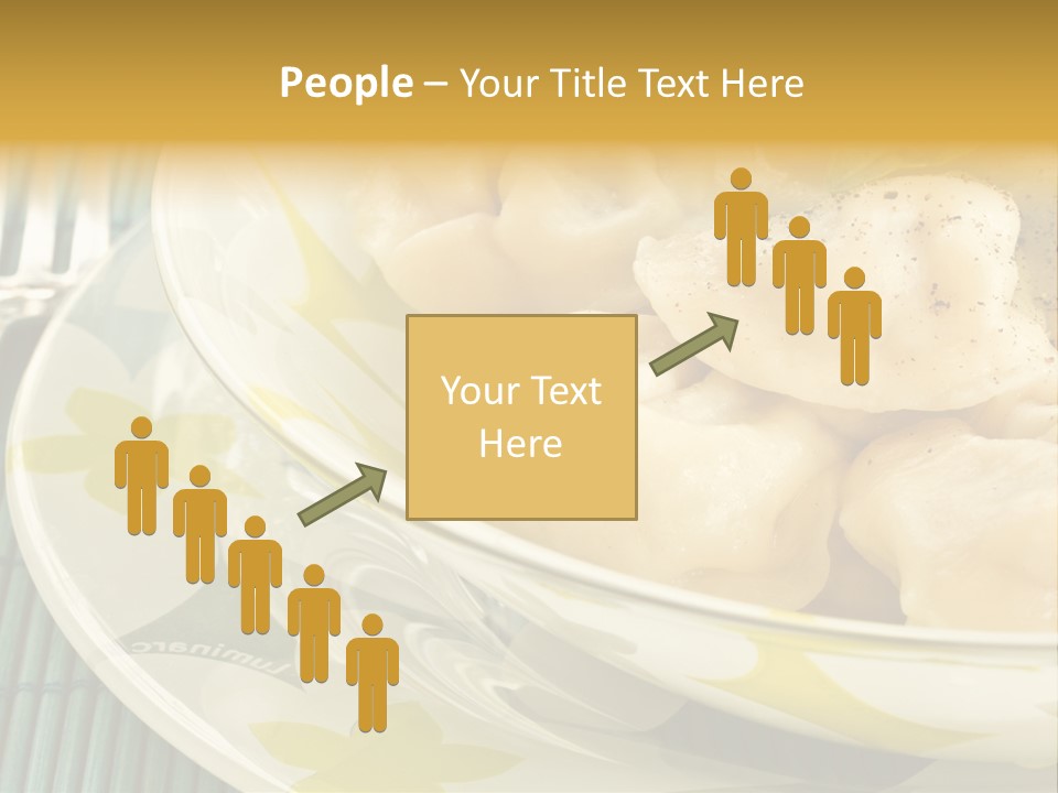 Appetizing Russian Manti PowerPoint Template
