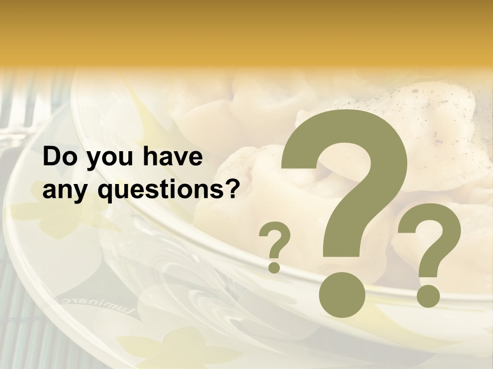 Appetizing Russian Manti PowerPoint Template