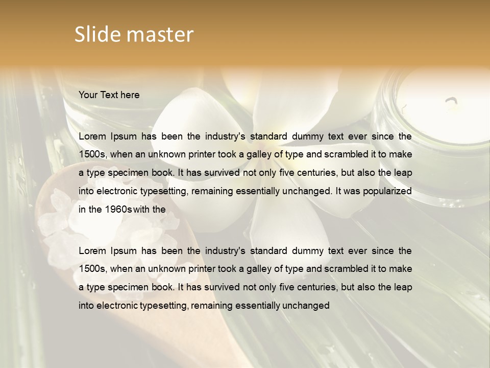 Care Blossom Clean PowerPoint Template