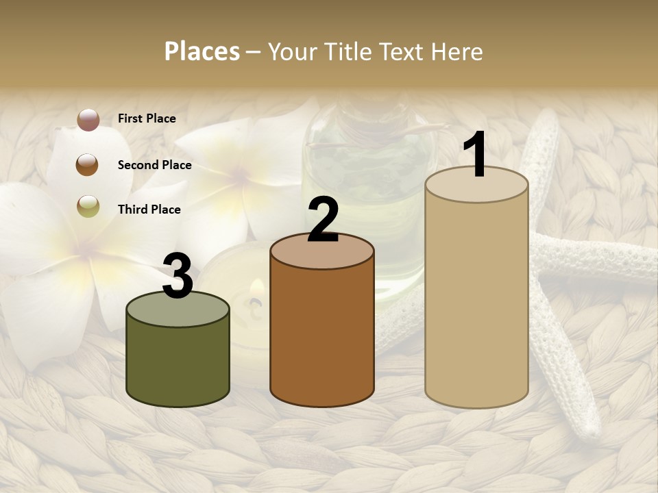 Candle Liquid Bottle PowerPoint Template