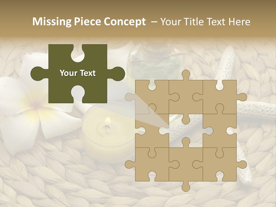 Candle Liquid Bottle PowerPoint Template