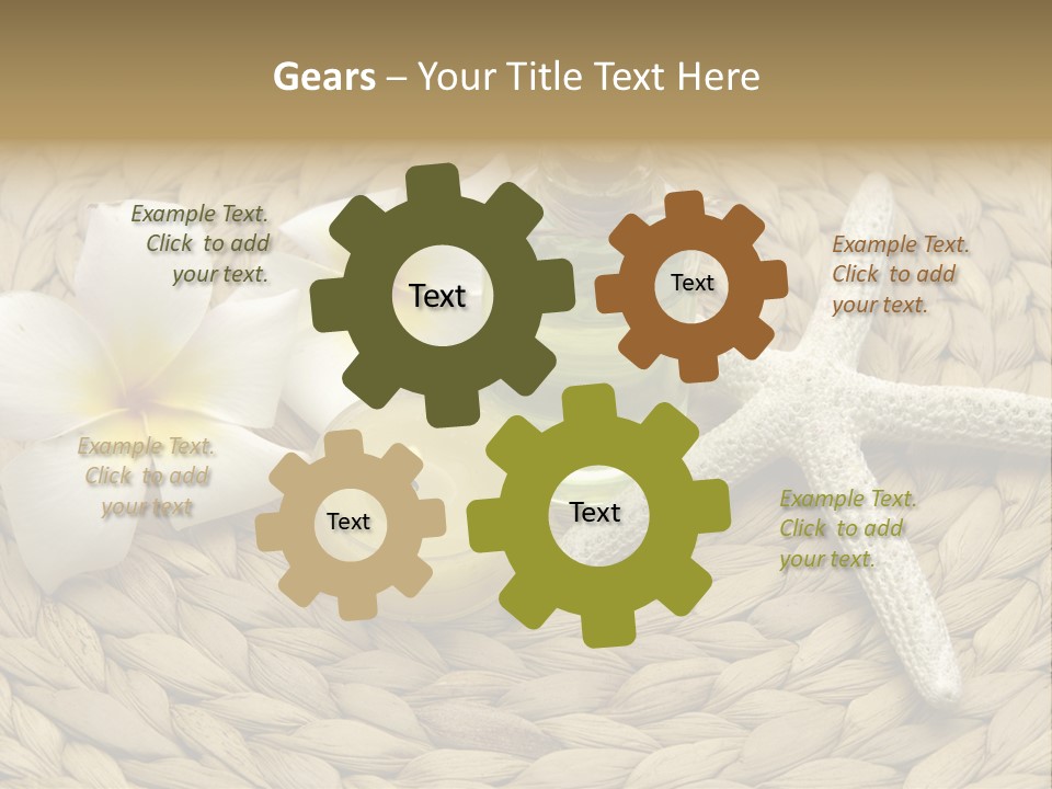 Candle Liquid Bottle PowerPoint Template