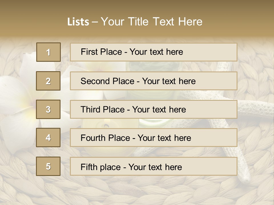 Candle Liquid Bottle PowerPoint Template