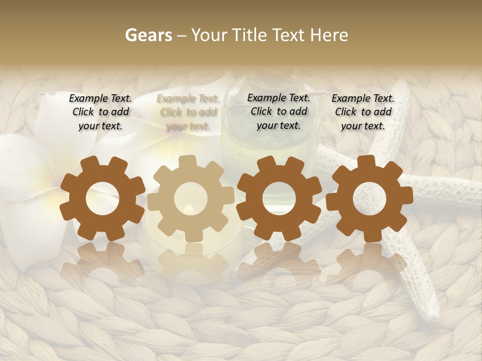 Candle Liquid Bottle PowerPoint Template