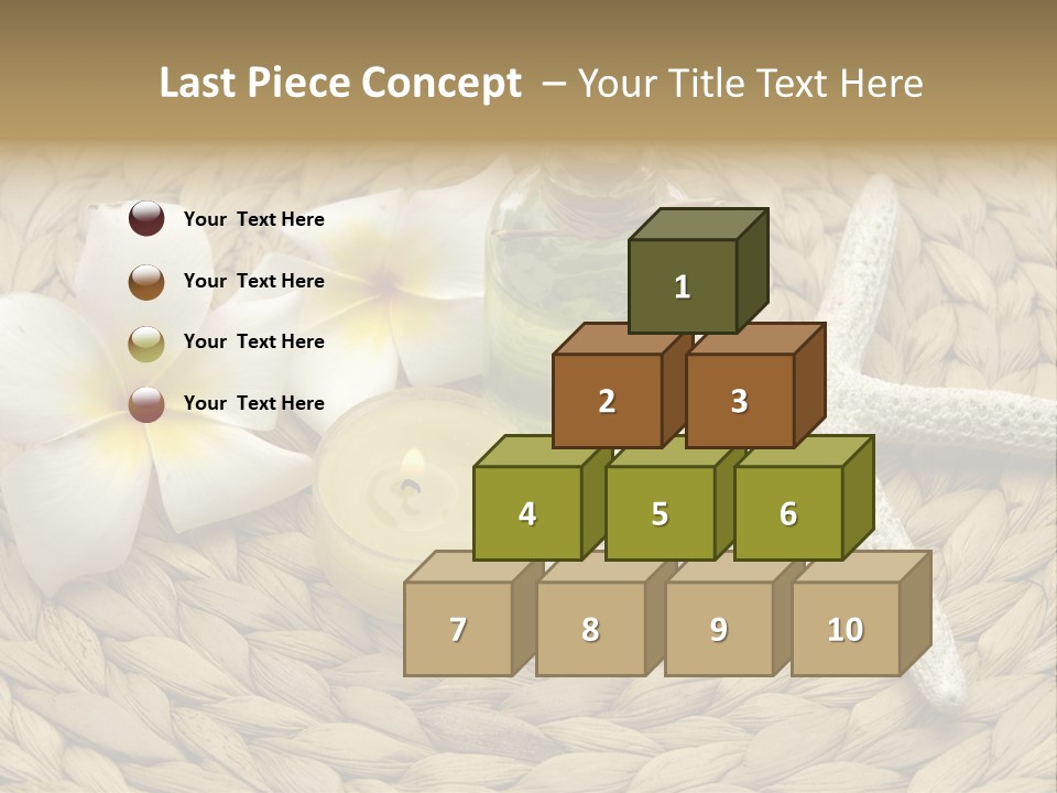 Candle Liquid Bottle PowerPoint Template