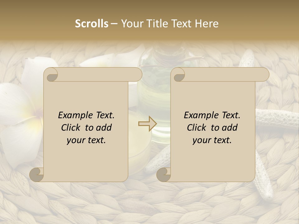 Candle Liquid Bottle PowerPoint Template