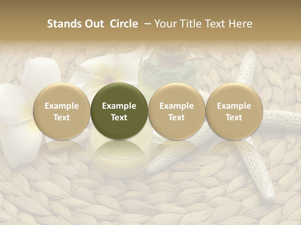 Candle Liquid Bottle PowerPoint Template