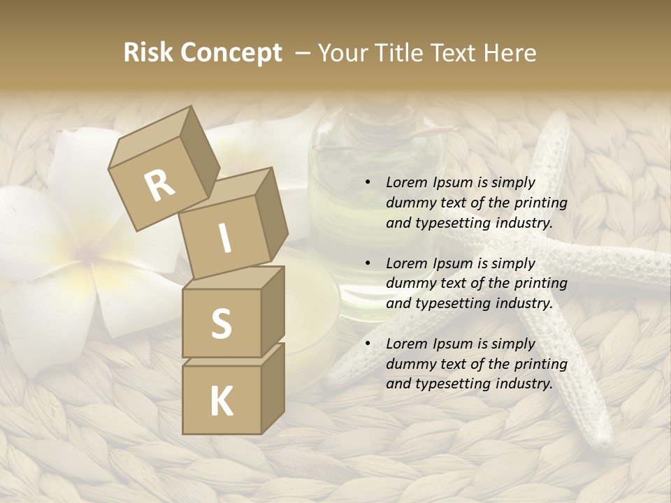 Candle Liquid Bottle PowerPoint Template