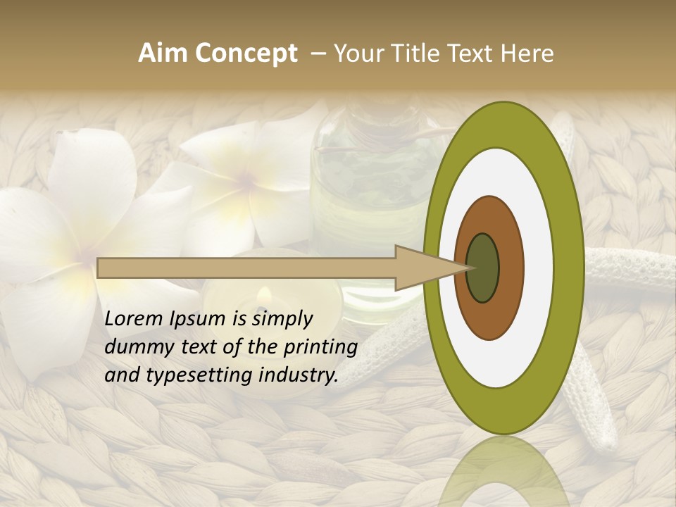 Candle Liquid Bottle PowerPoint Template