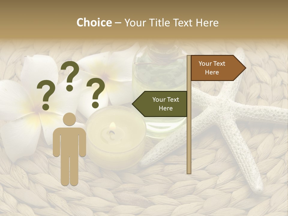 Candle Liquid Bottle PowerPoint Template