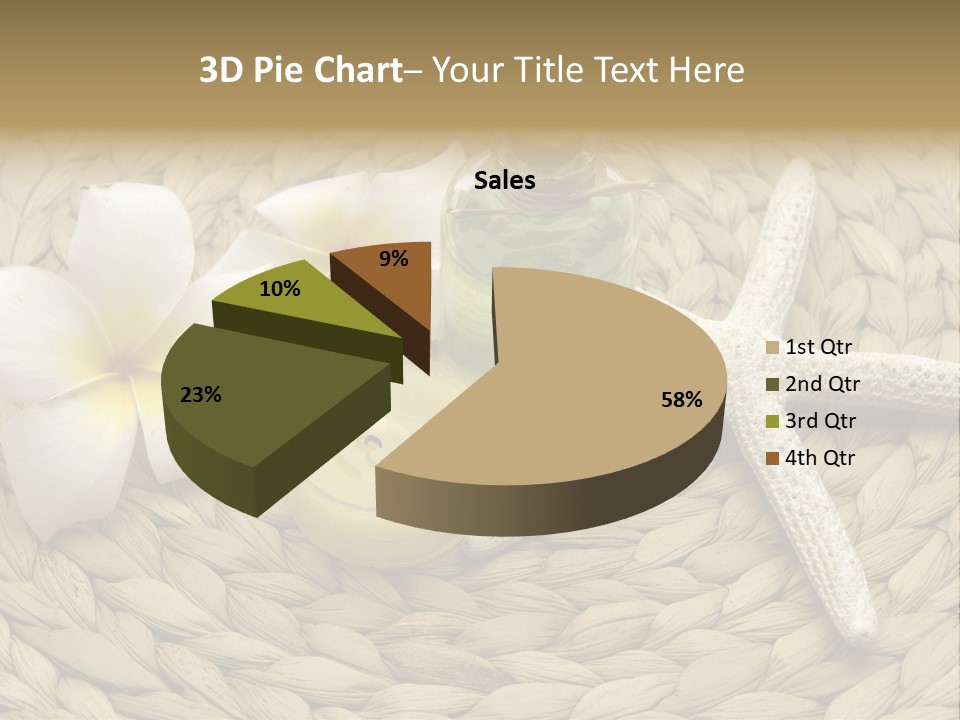 Candle Liquid Bottle PowerPoint Template