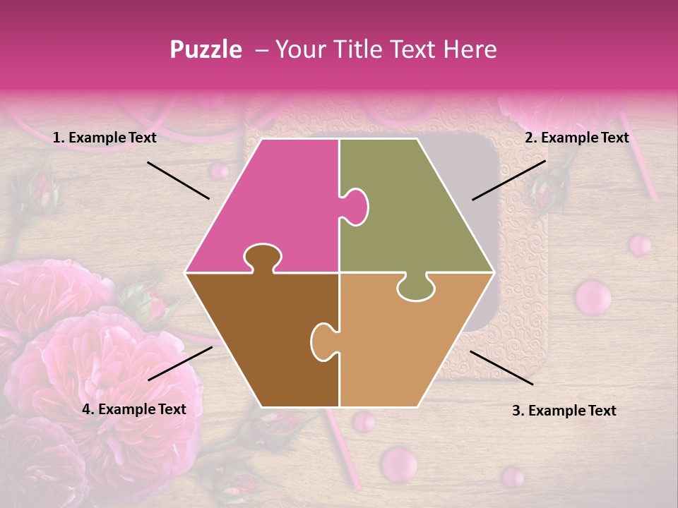 Thread Scratch Rose PowerPoint Template