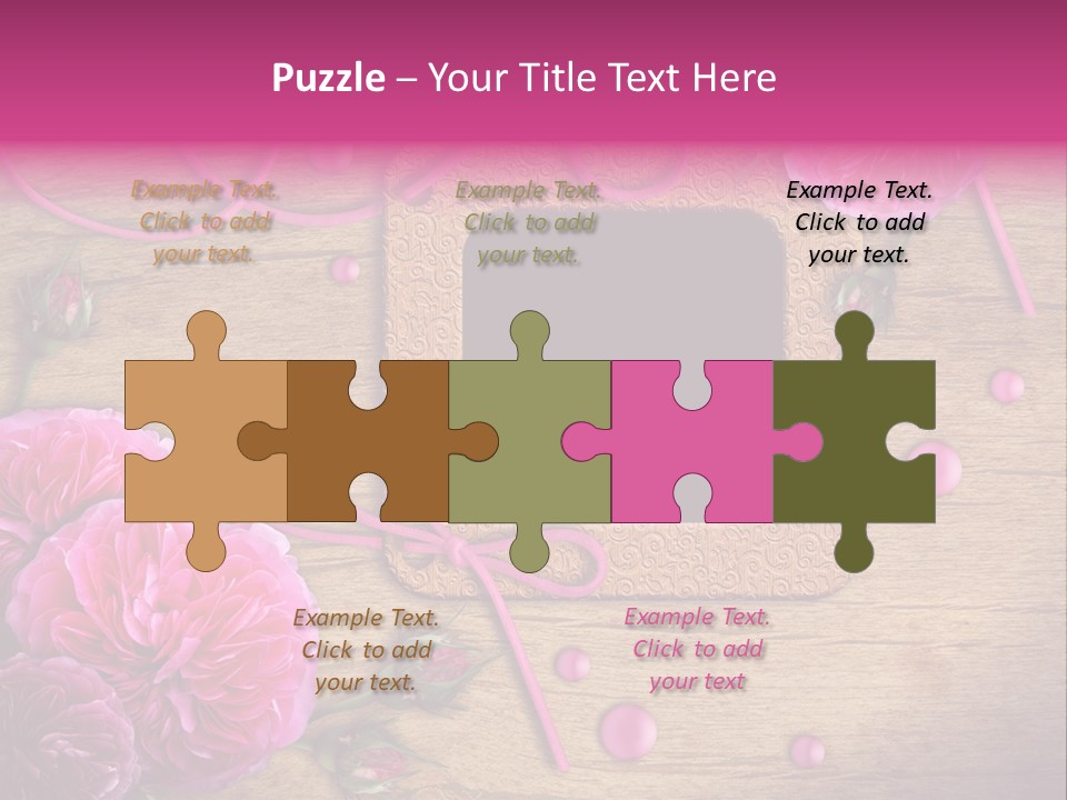 Thread Scratch Rose PowerPoint Template