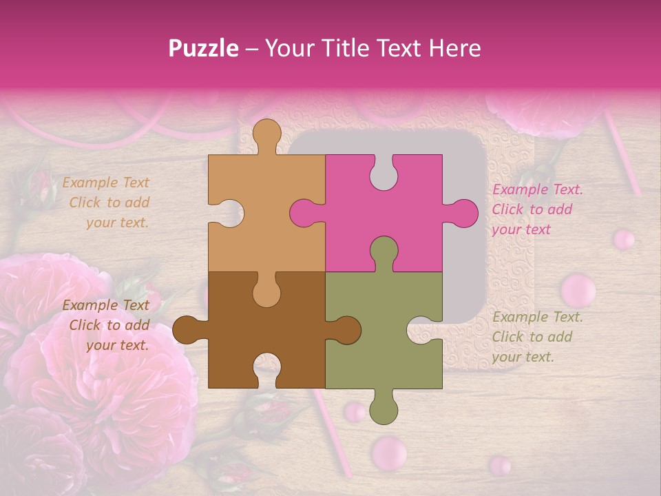 Thread Scratch Rose PowerPoint Template