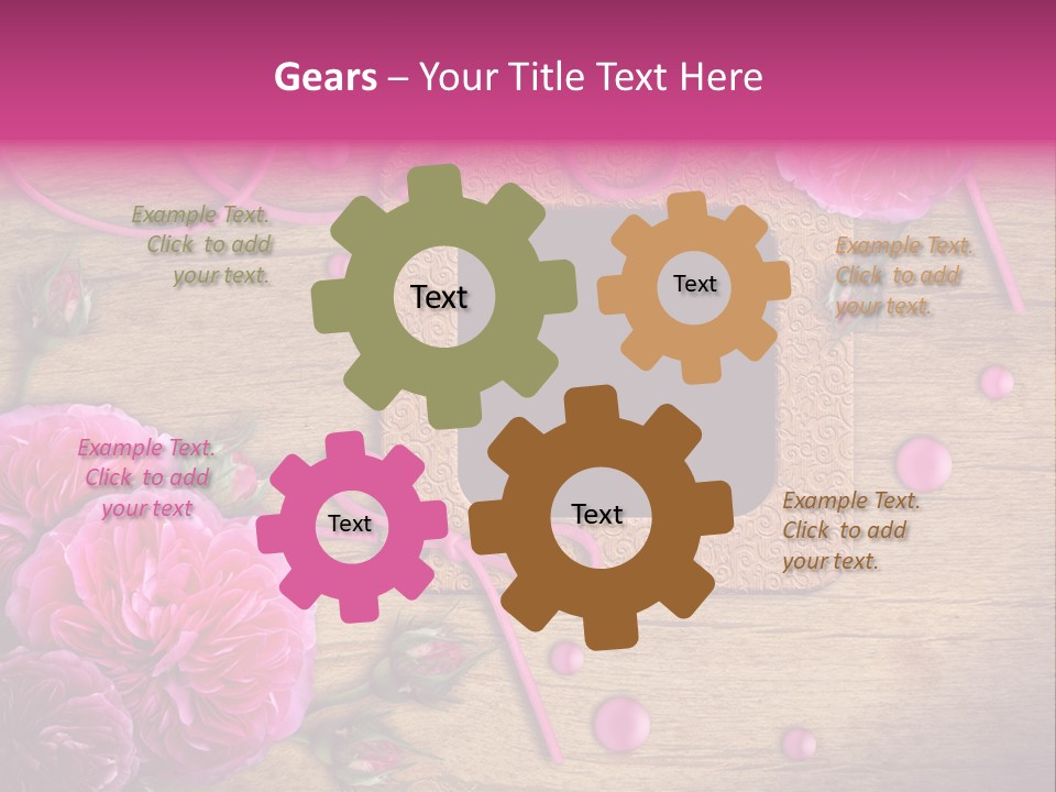 Thread Scratch Rose PowerPoint Template