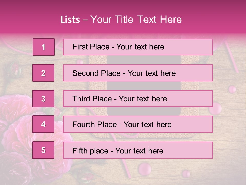 Thread Scratch Rose PowerPoint Template