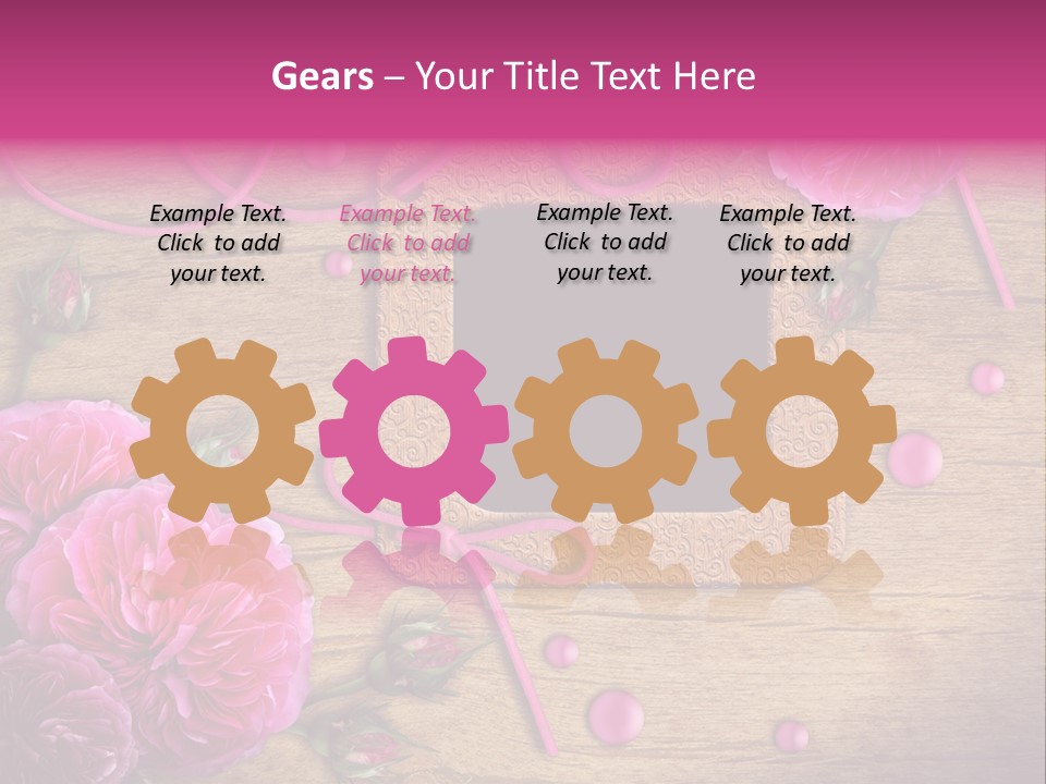 Thread Scratch Rose PowerPoint Template