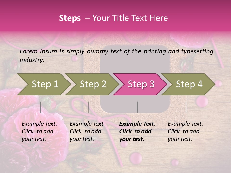 Thread Scratch Rose PowerPoint Template