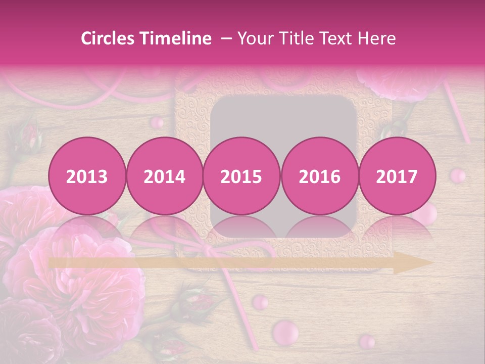 Thread Scratch Rose PowerPoint Template