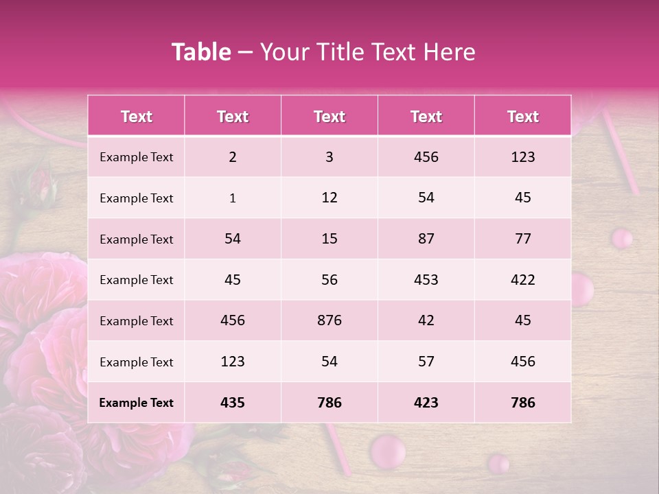 Thread Scratch Rose PowerPoint Template