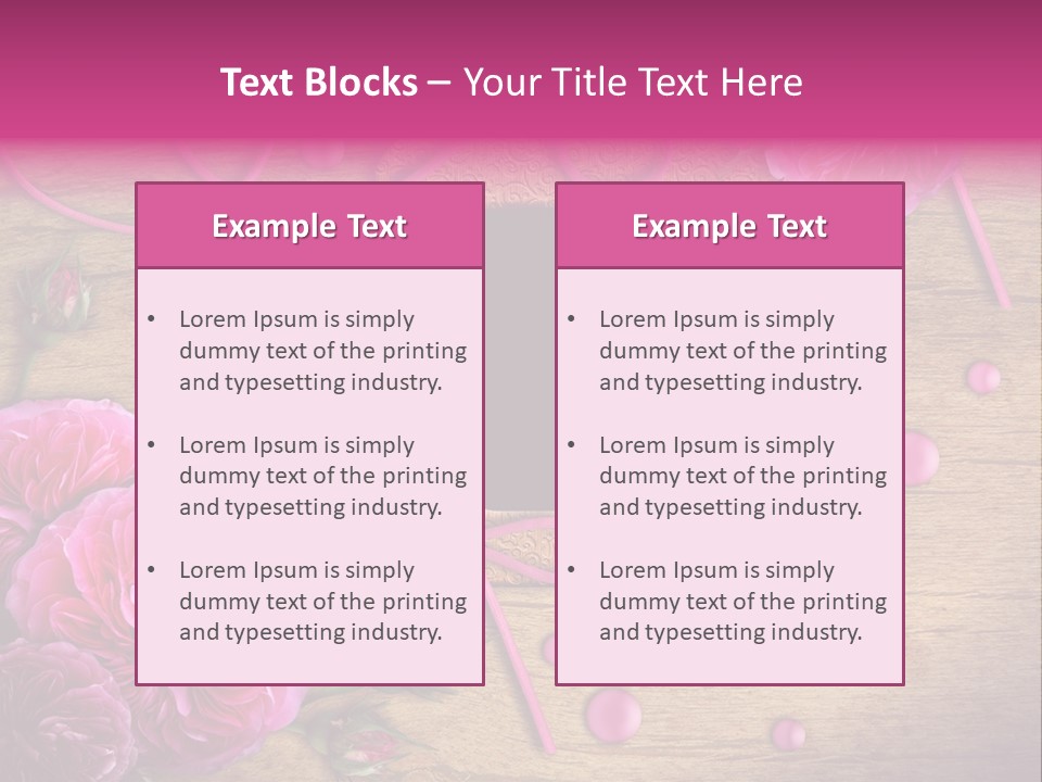 Thread Scratch Rose PowerPoint Template