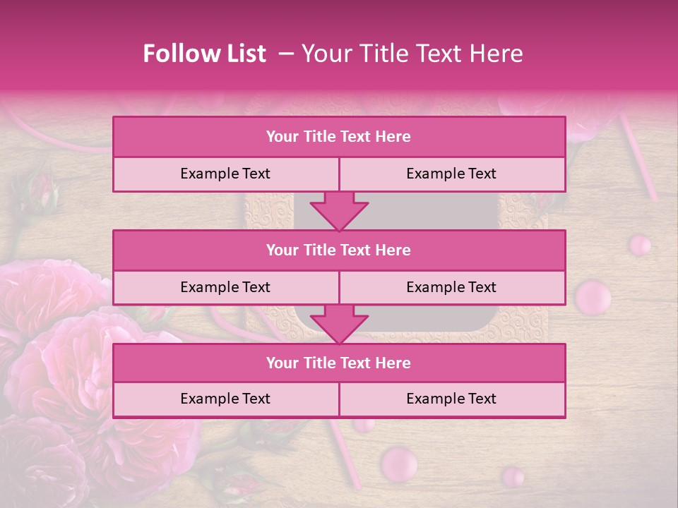 Thread Scratch Rose PowerPoint Template