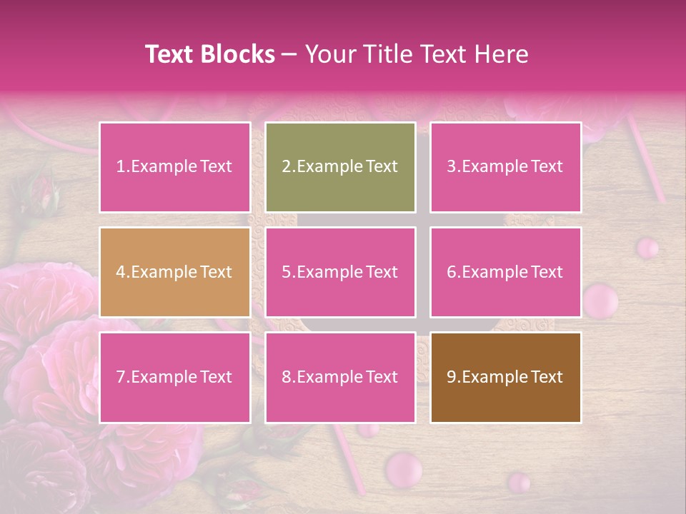 Thread Scratch Rose PowerPoint Template