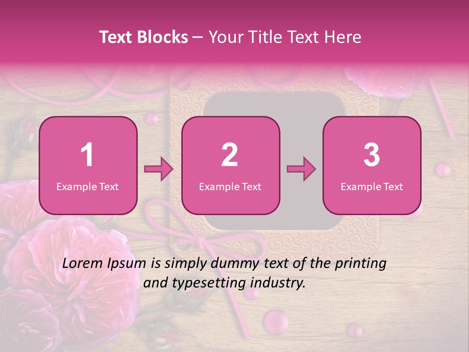 Thread Scratch Rose PowerPoint Template