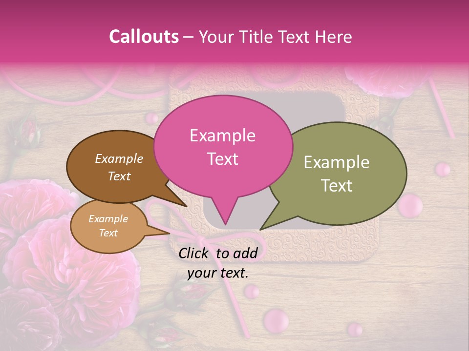 Thread Scratch Rose PowerPoint Template