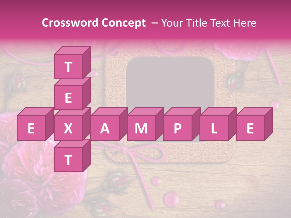 Thread Scratch Rose PowerPoint Template