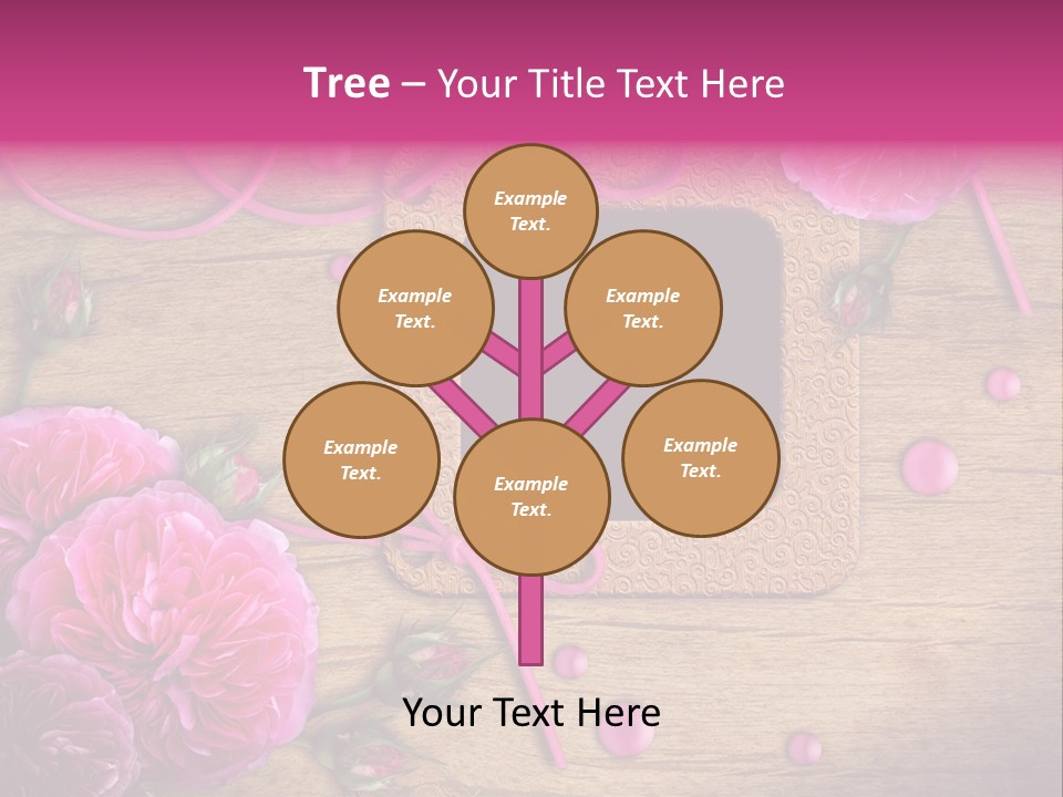 Thread Scratch Rose PowerPoint Template