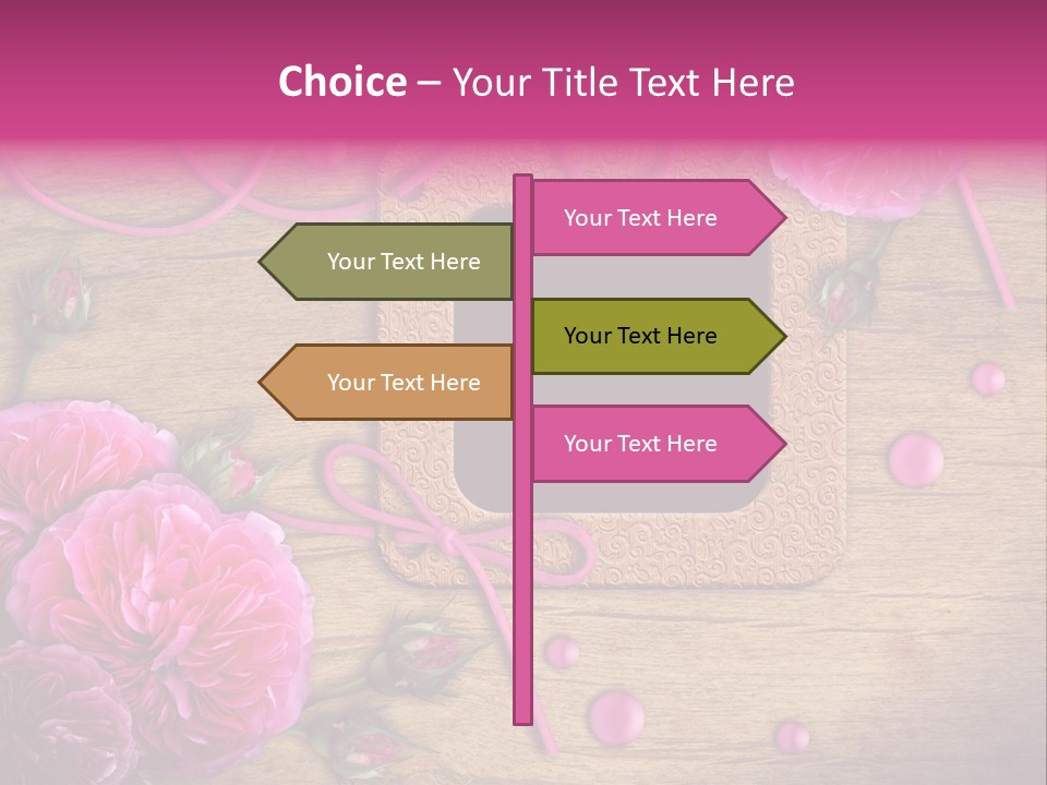 Thread Scratch Rose PowerPoint Template