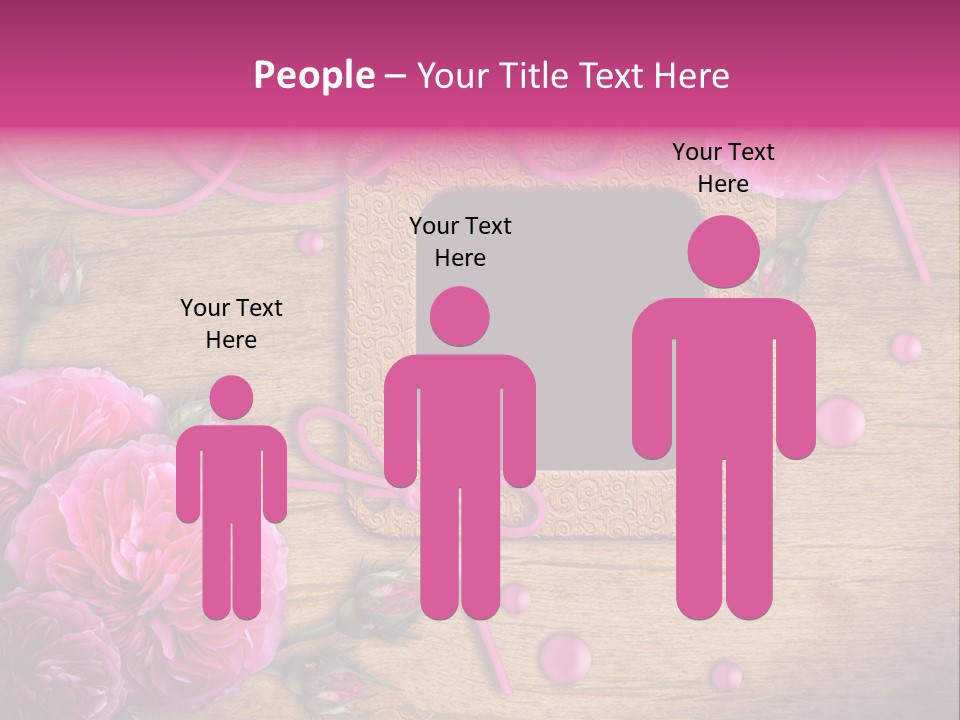 Thread Scratch Rose PowerPoint Template