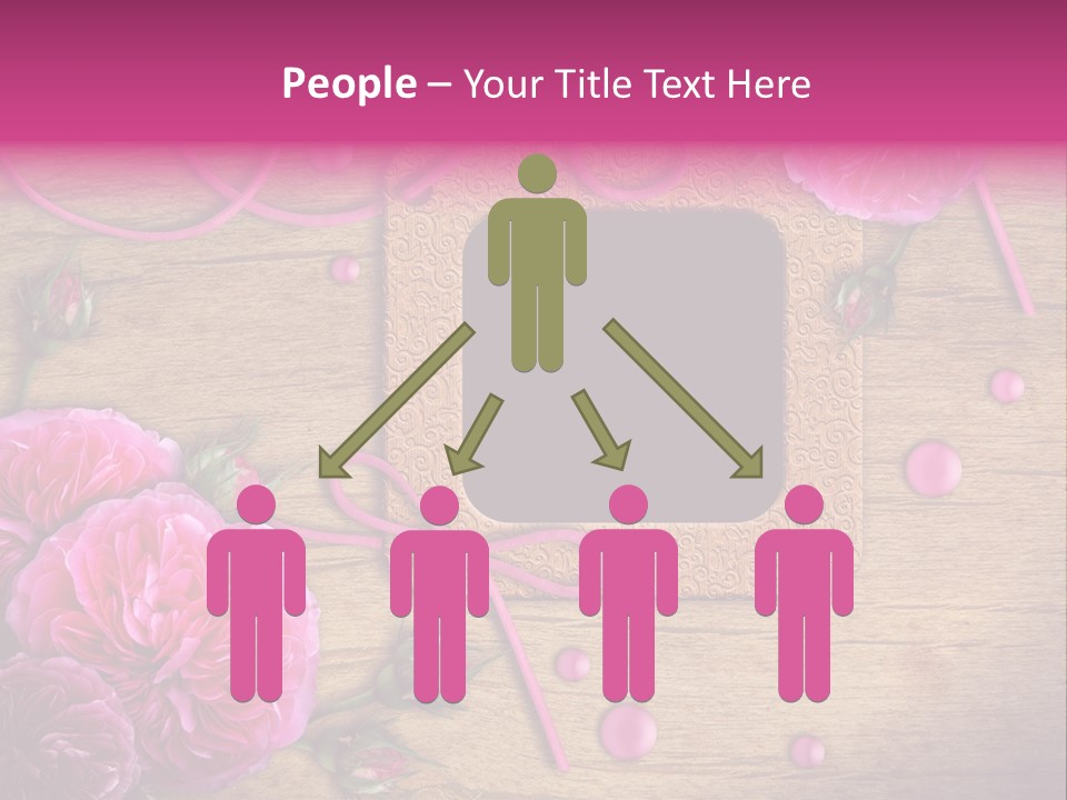 Thread Scratch Rose PowerPoint Template