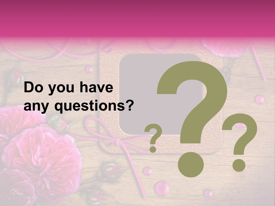 Thread Scratch Rose PowerPoint Template