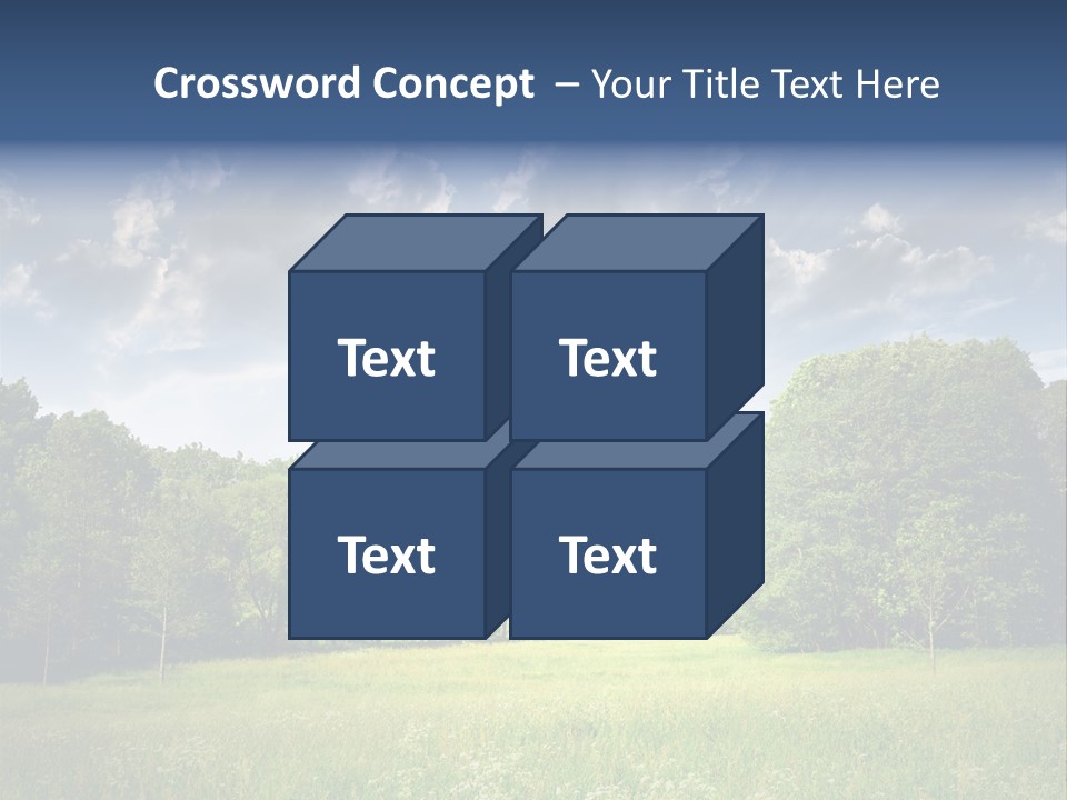 Park Shadows Outdoors PowerPoint Template