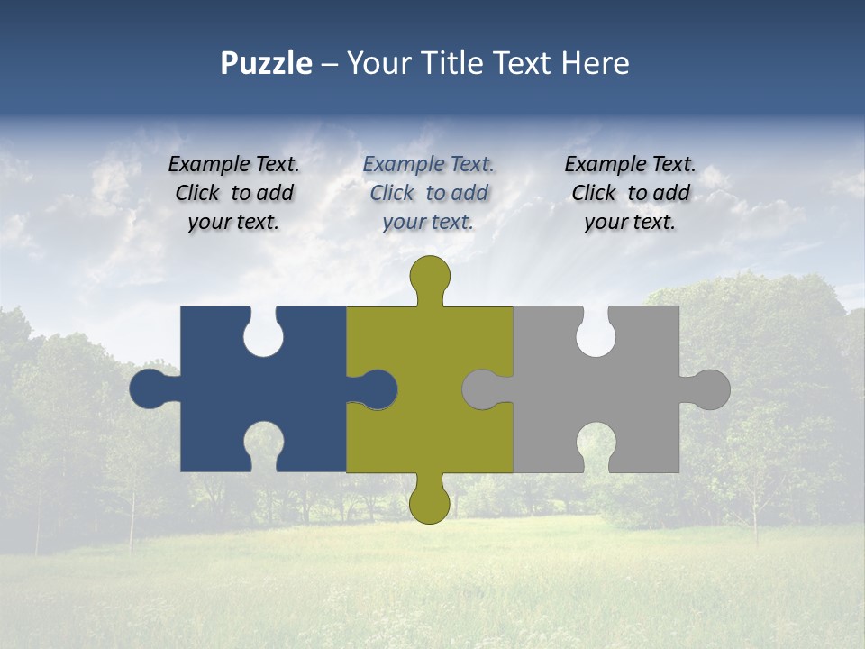 Park Shadows Outdoors PowerPoint Template