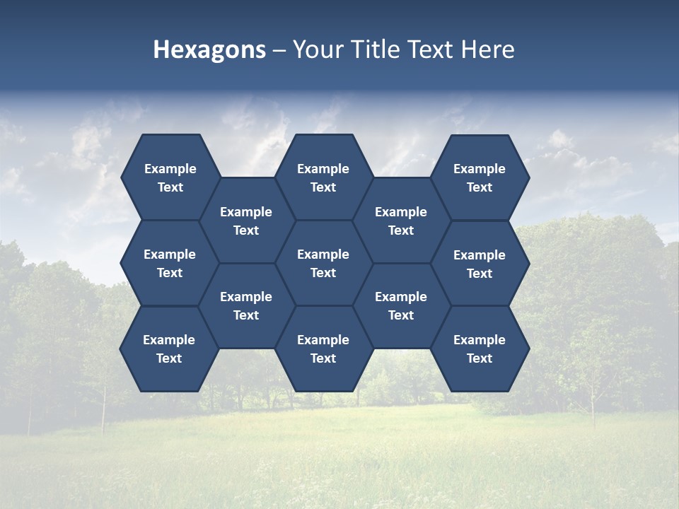 Park Shadows Outdoors PowerPoint Template