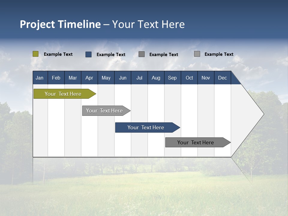 Park Shadows Outdoors PowerPoint Template