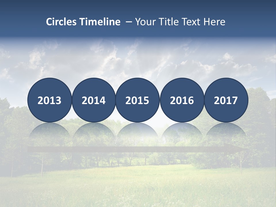 Park Shadows Outdoors PowerPoint Template